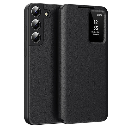 Case for Samsung Galaxy S22 5G S901, Techsuit, SmartView, Black