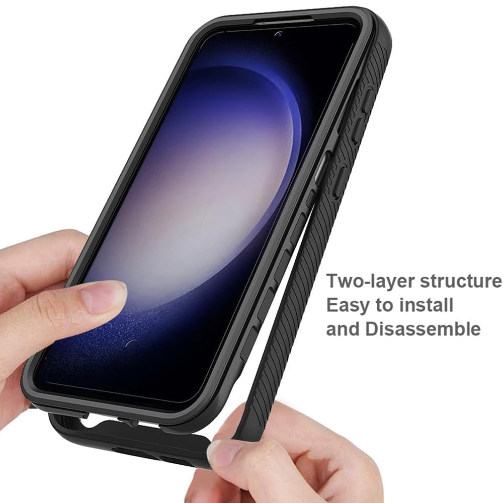 Case for Samsung Galaxy S23 FE S711, Techsuit, Defense360 Pro, Black