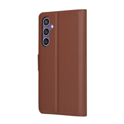 Case for Samsung Galaxy S23 FE S711, Techsuit, Leather Folio, Brown
