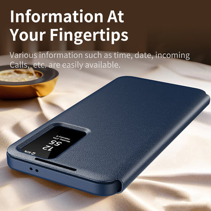 Case for Samsung Galaxy S23 FE S711, Techsuit, SmartView, Blue