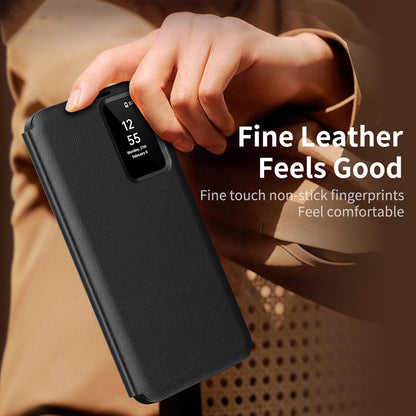 Case for Samsung Galaxy S23 FE S711, Techsuit, SmartView, Black