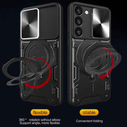 Case for Samsung Galaxy S23 S911, Techsuit, CamGuard Pro, Black