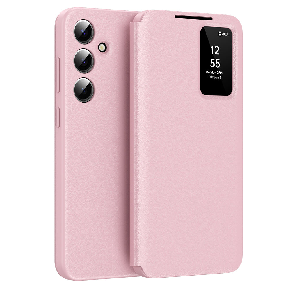 Case for Samsung Galaxy S24 FE S721, Techsuit, SmartView, Pink