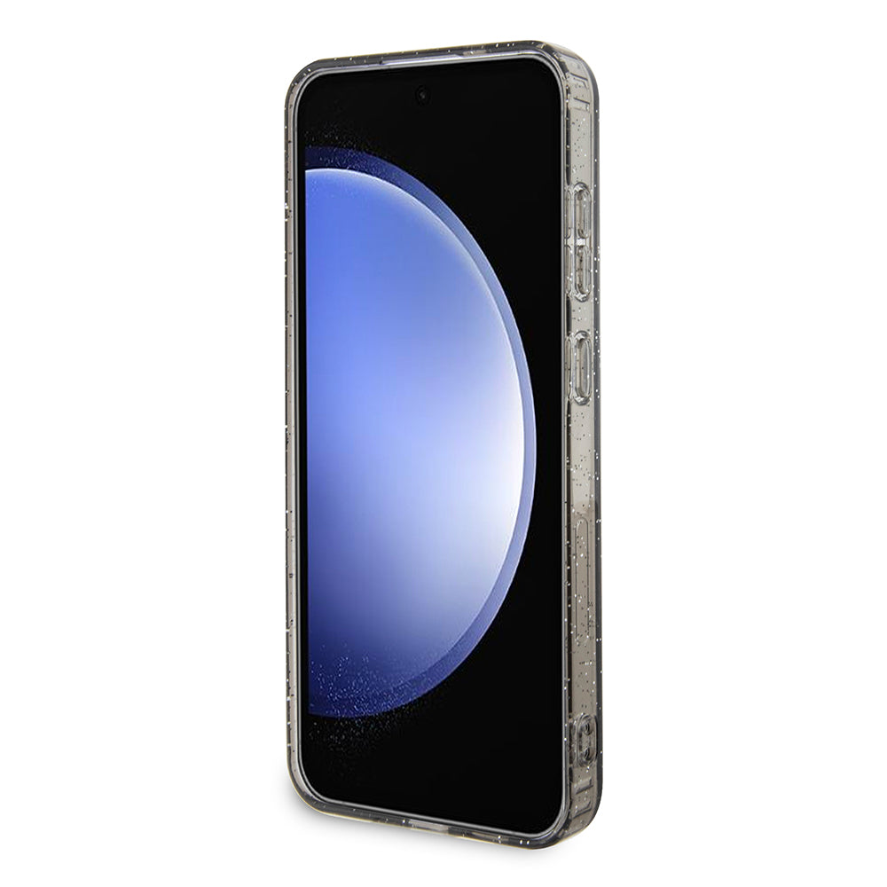 Case for Samsung Galaxy S24+ S926, Karl Lagerfeld, Glitter Karl & Choupette, Blue