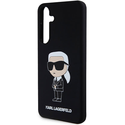 Case for Samsung Galaxy S24+ S926, Karl Lagerfeld, Silicone Ikonik NFT, Black