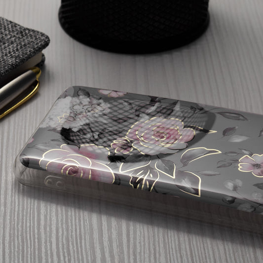 Case for Samsung Galaxy S24+ S926, Techsuit, Marble, Gray