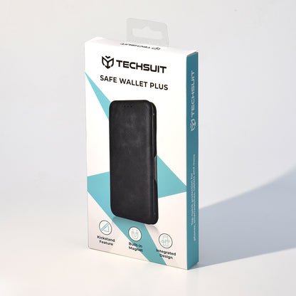 Case for Samsung Galaxy S24+ S926, Techsuit, Safe Wallet Plus, Green
