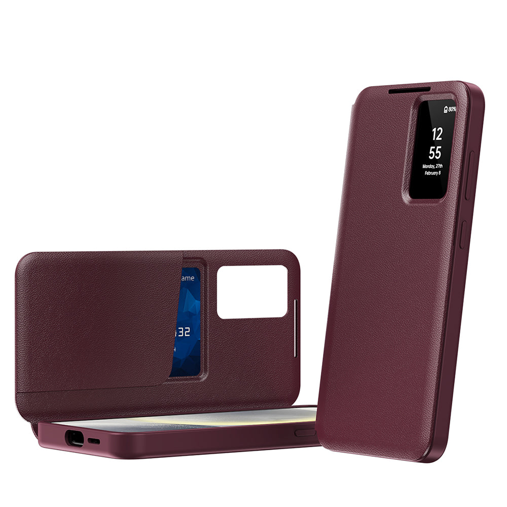 Case for Samsung Galaxy S24+ S926, Techsuit, SmartView, Red