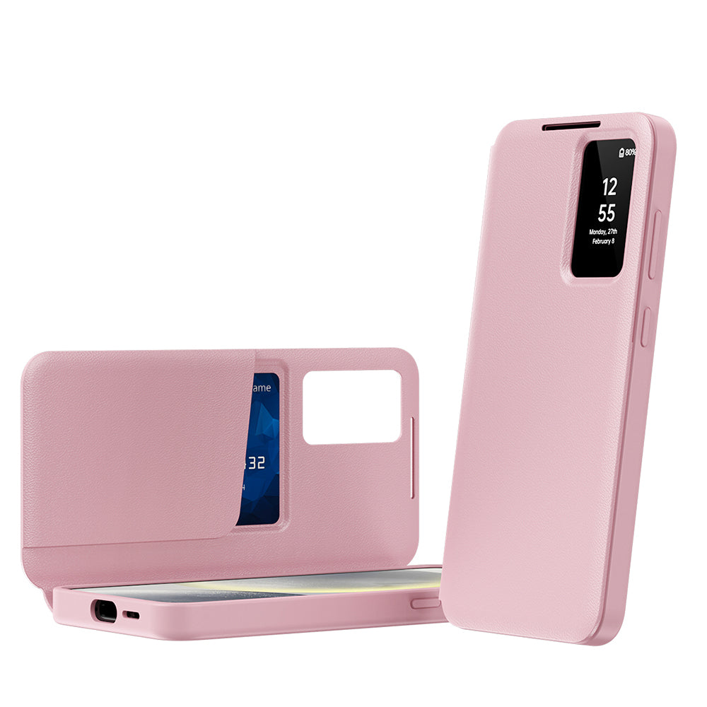 Case for Samsung Galaxy S24+ S926, Techsuit, SmartView, Pink