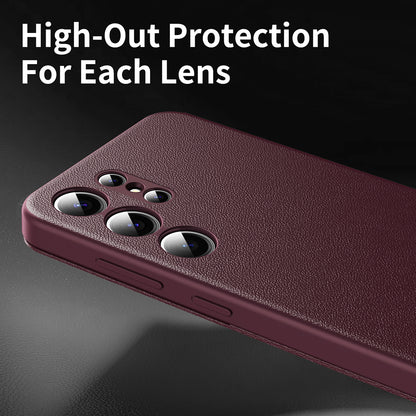 Case for Samsung Galaxy S24 Ultra S928, Techsuit, SmartView, Red
