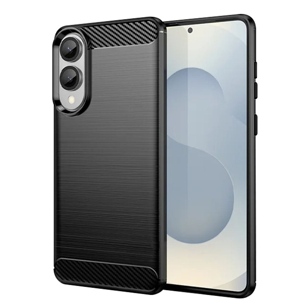 Case for Samsung Galaxy S25 Edge S937, Techsuit, Carbon, Black