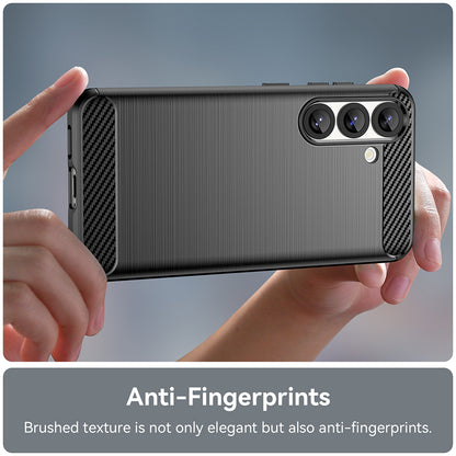Case for Samsung Galaxy S25 Edge S937, Techsuit, Carbon, Black