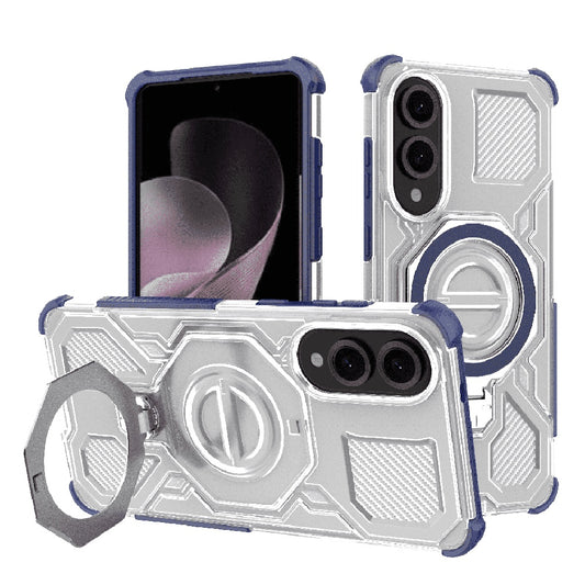 Case for Samsung Galaxy S25 Edge S937, Techsuit, Carbon Shield Pro, Blue