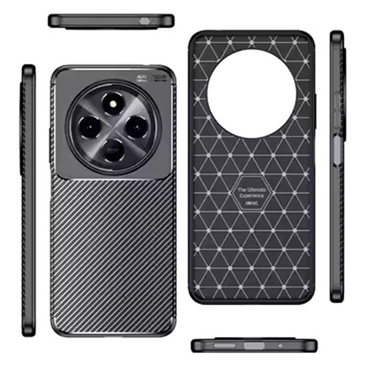 Case for Samsung Galaxy S25 Edge S937, Techsuit, CarbonFiber, Black