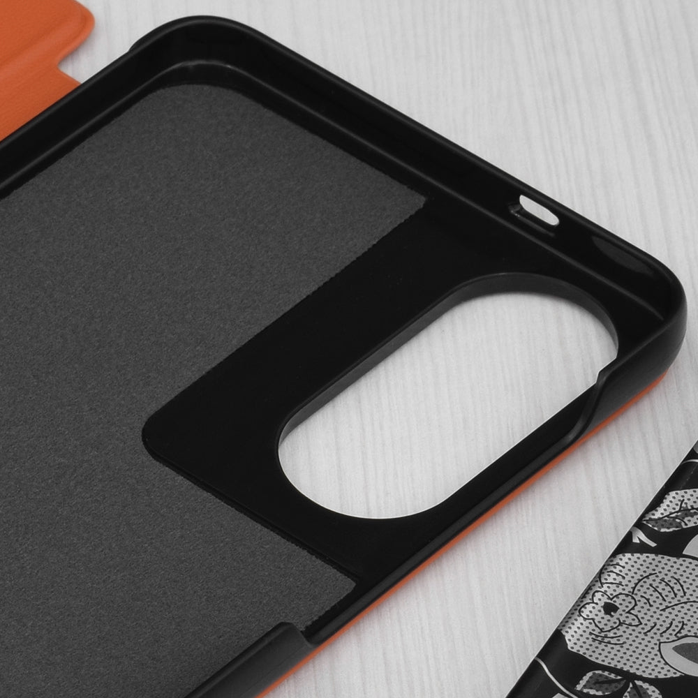 Case for Samsung Galaxy S25 Edge S937, Techsuit, eFold, Orange
