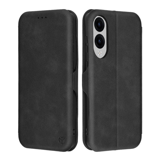 Case for Samsung Galaxy S25 Edge S937, Techsuit, Safe Wallet Plus, Black