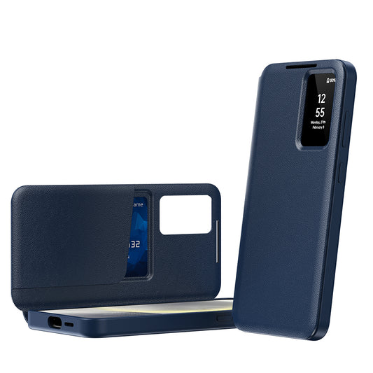 Case for Samsung Galaxy S25 Edge S937, Techsuit, SmartView, Blue