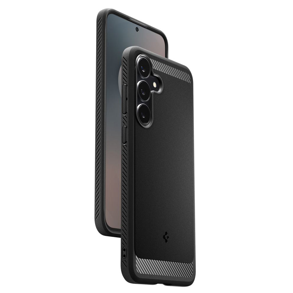 Case for Samsung Galaxy S25 FE, Spigen, Rugged Armor, Matte Black ACS10025