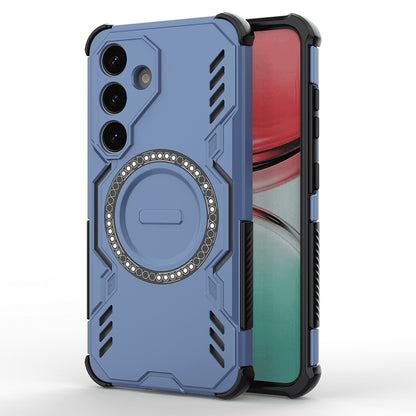 MagSafe Case for Samsung Galaxy S25 FE, Techsuit, ArmorMag, Blue