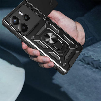 Case for Samsung Galaxy S25 FE, Techsuit, CamShield, Black