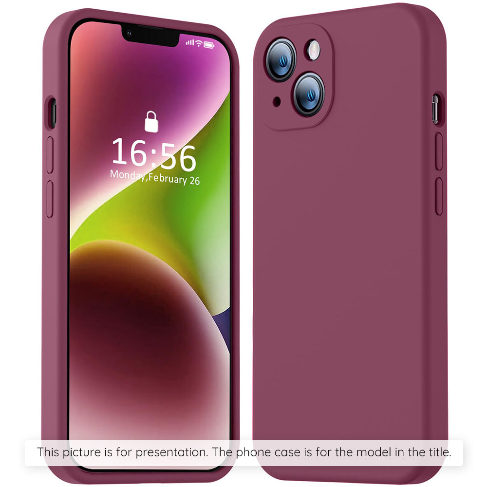 Case for Samsung Galaxy S25 FE, Techsuit, SoftFlex, Burgundy