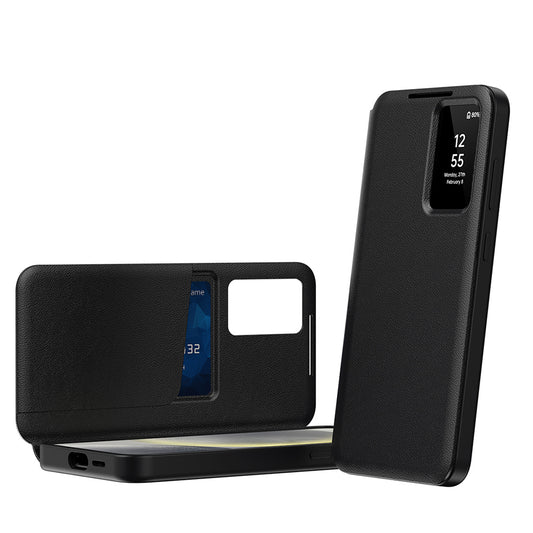 Case for Samsung Galaxy S25+ S936, Techsuit, SmartView, Black