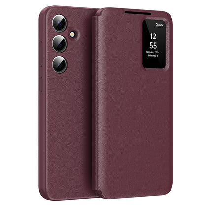 Case for Samsung Galaxy S25+ S936, Techsuit, SmartView, Red