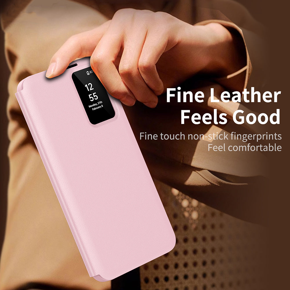 Case for Samsung Galaxy S25+ S936, Techsuit, SmartView, Pink