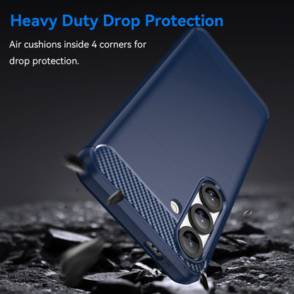 Case for Samsung Galaxy S25 S931, Techsuit, Carbon, Blue