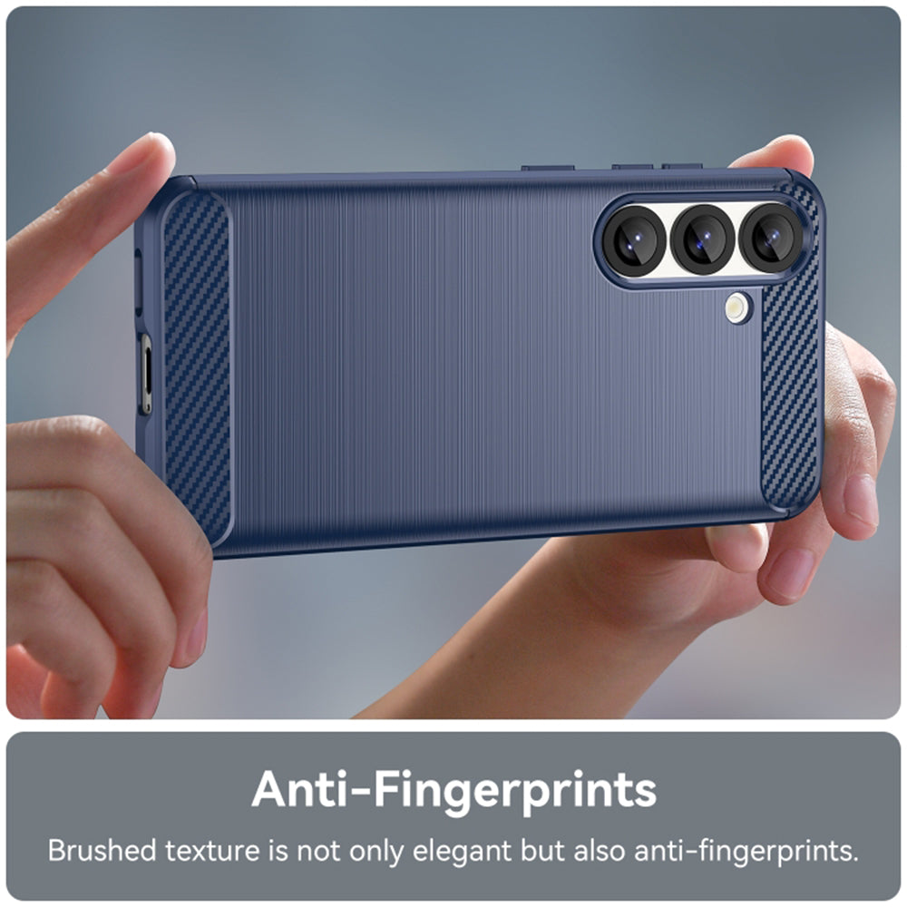 Case for Samsung Galaxy S25 S931, Techsuit, Carbon, Blue