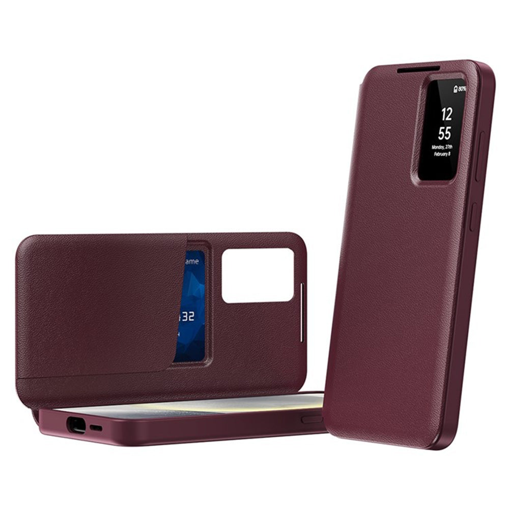Case for Samsung Galaxy S25 Ultra S938, Techsuit, SmartView, Red