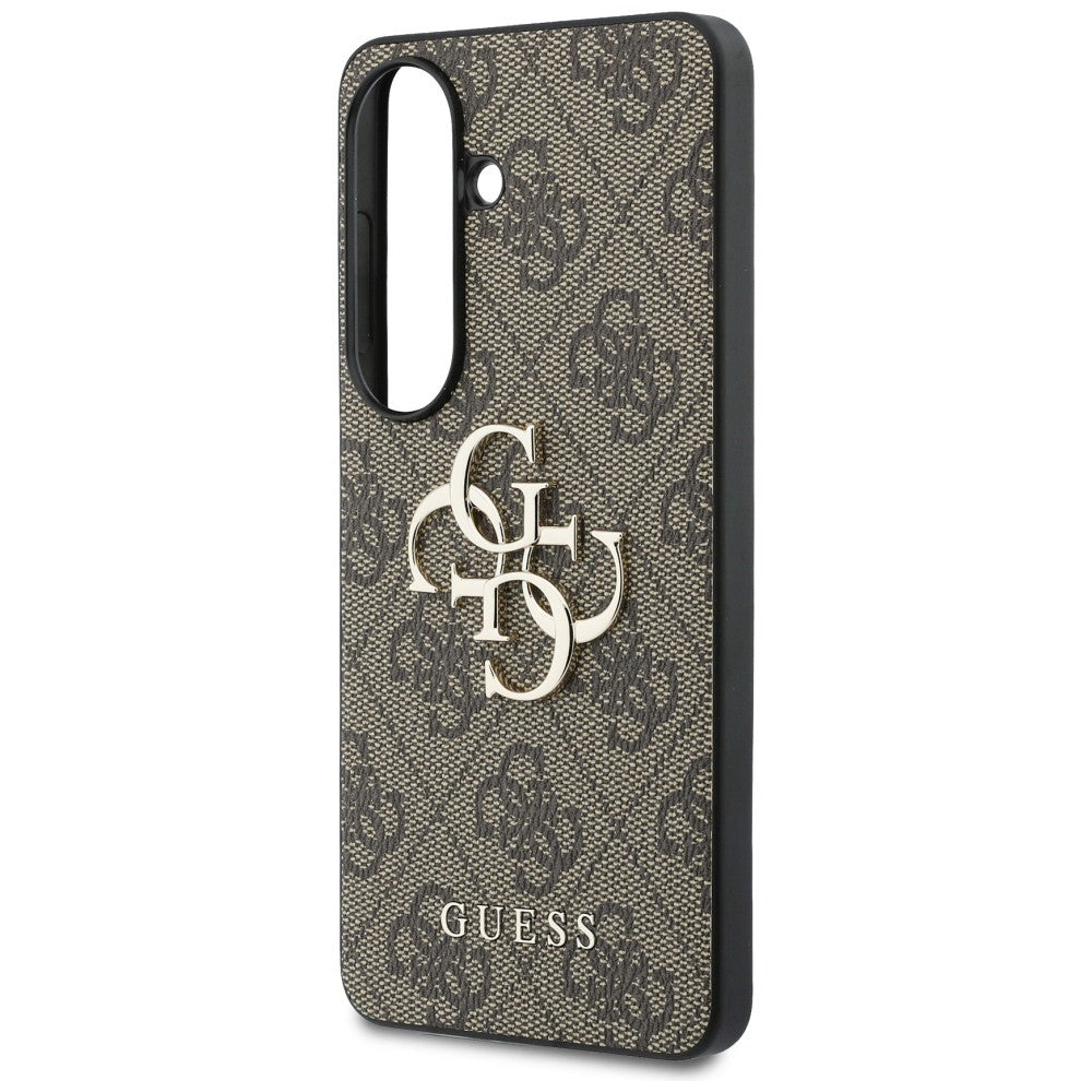 Case for Samsung Galaxy S26 Plus S947, Guess, 4G Big Logo, Brown