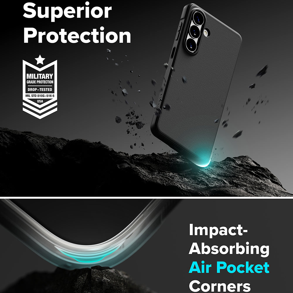 Case for Samsung Galaxy S26 Plus, Ringke, Onyx, Black