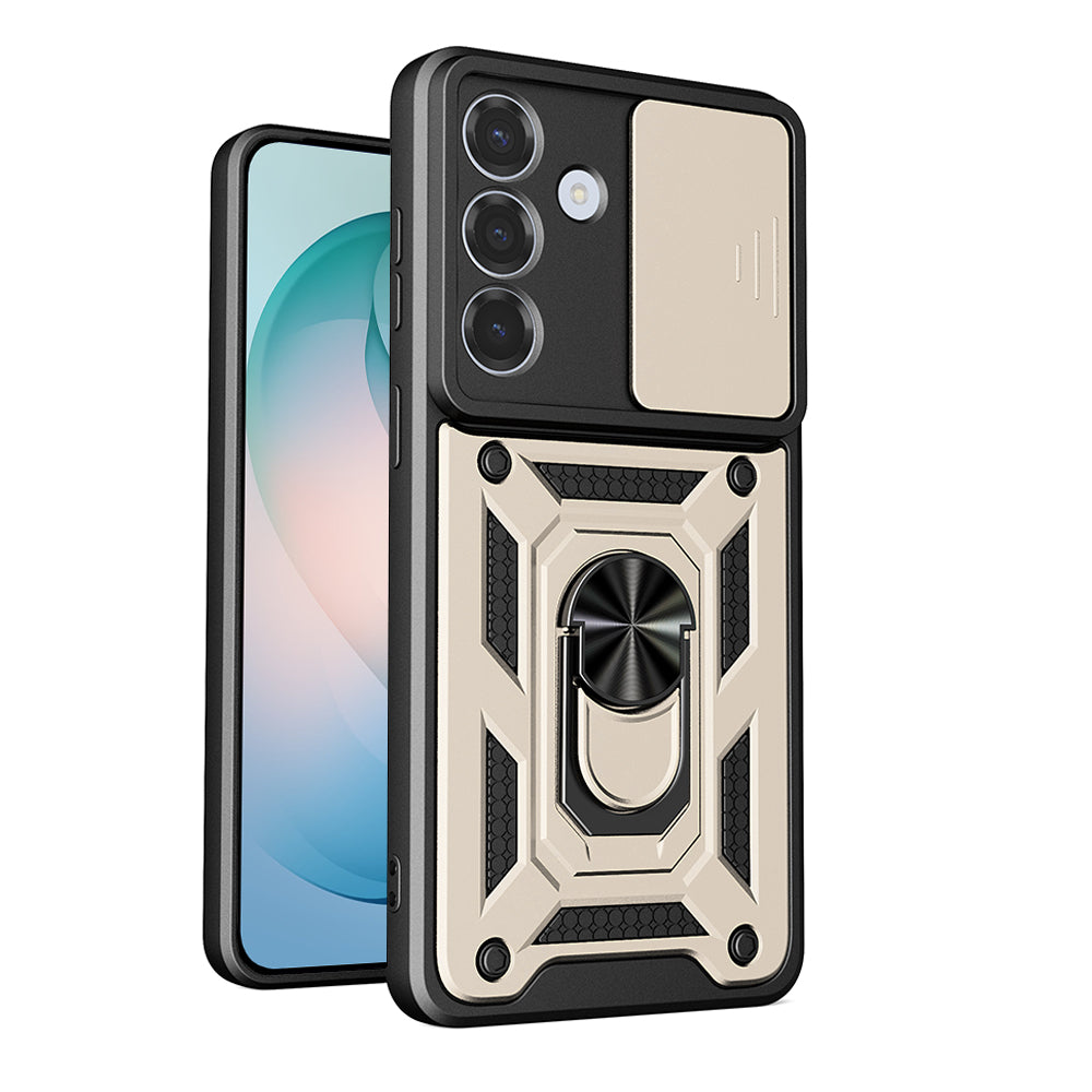 Case for Samsung Galaxy S26 Plus, Techsuit, CamShield, Gold