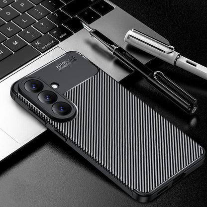 Case for Samsung Galaxy S26, Techsuit, CarbonFiber, Black