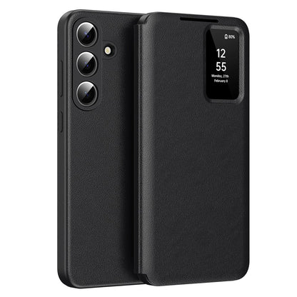 Case for Samsung Galaxy S26 S942, Techsuit, SmartView, Black