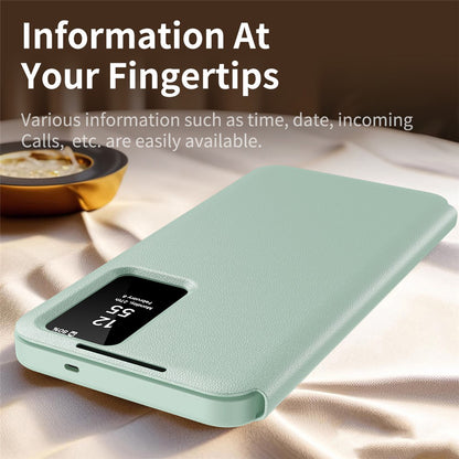 Case for Samsung Galaxy S26 S942, Techsuit, SmartView, Green
