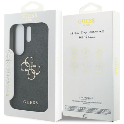 Case for Samsung Galaxy S26 Ultra S948, Guess, 4G Big Logo, Black