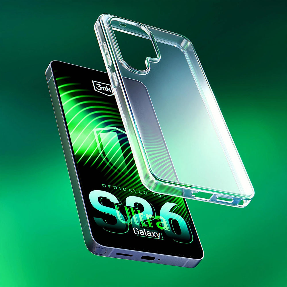 Case for Samsung Galaxy S26 Ultra S948, 3MK, Clear, Transparent
