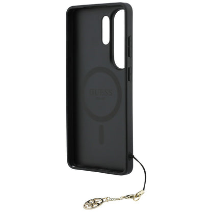 Case for Samsung Galaxy S26 Ultra S948, Guess, 4G Classic Logo Charm, Black