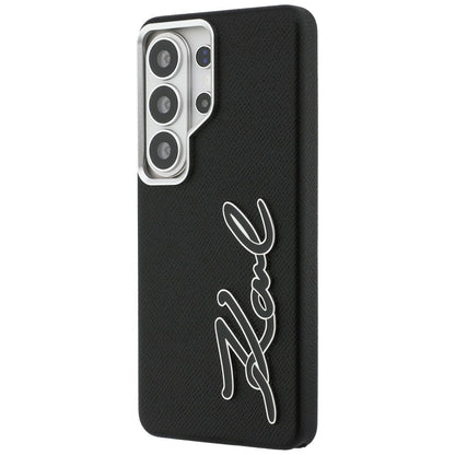 Case for Samsung Galaxy S26 Ultra S948, Karl Lagerfeld, Signature Resin Logo, Black