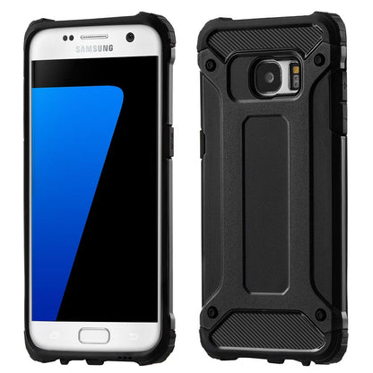 Case for Samsung Galaxy S7 edge G935, Techsuit, Hybrid Armor, Black
