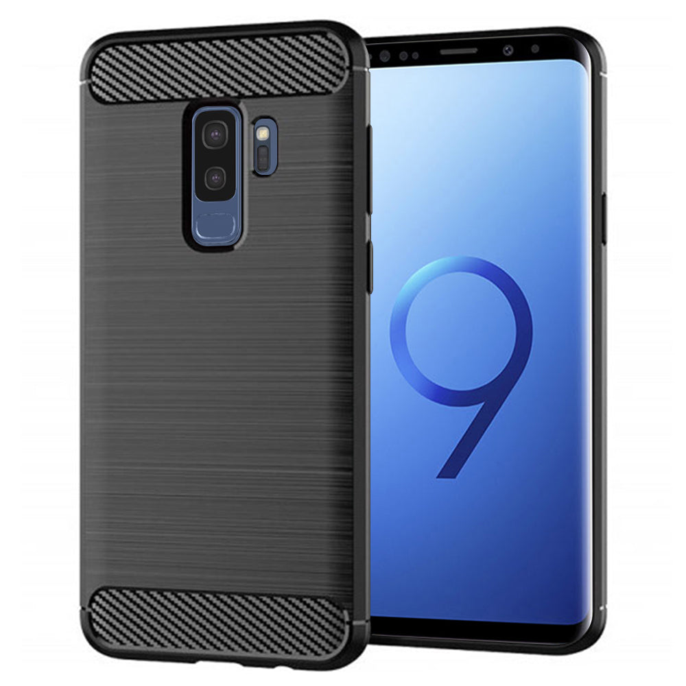 Case for Samsung Galaxy S9+ G965, Techsuit, Carbon, Black