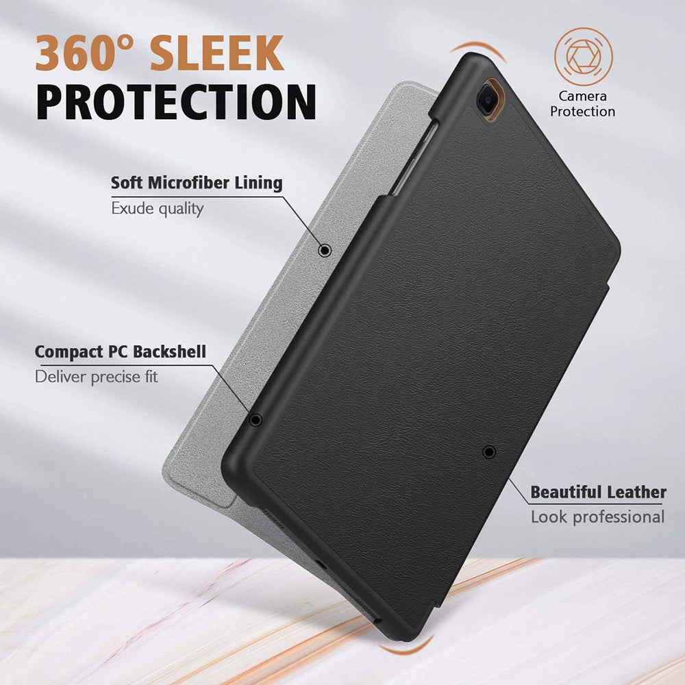 Case for Samsung Galaxy Tab A7 10.4 (2020) / Tab A7 10.4 (2022), Techsuit, FoldPro, Black