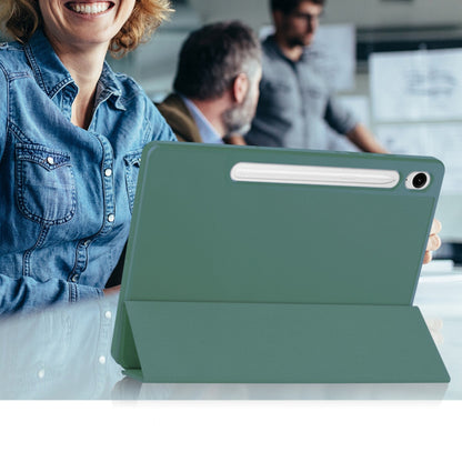 Case for Samsung Galaxy Tab S10 FE / Tab S9 FE, Techsuit, Flex Trifold, Green