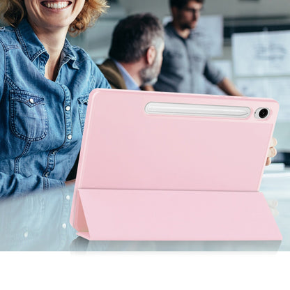 Case for Samsung Galaxy Tab S9 FE / Tab S9 / Tab S10 FE, Techsuit, Flex Trifold, Pink