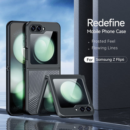 Case for Samsung Galaxy Z Flip6 F741, DUX DUCIS, Aimo, Black