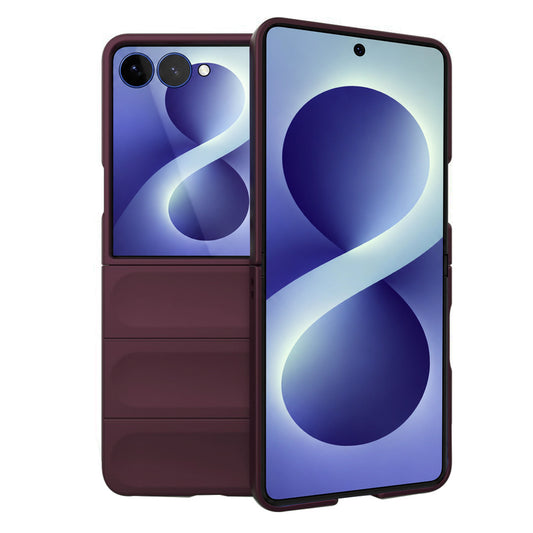 Case for Samsung Galaxy Z Flip8 F776, Techsuit, Magic Shield, Burgundy