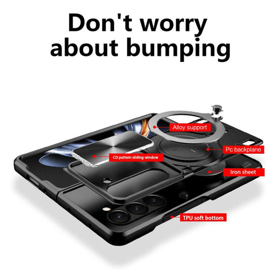 Case for Samsung Galaxy Z Fold7 F966, Techsuit, CamGuard Pro, Purple
