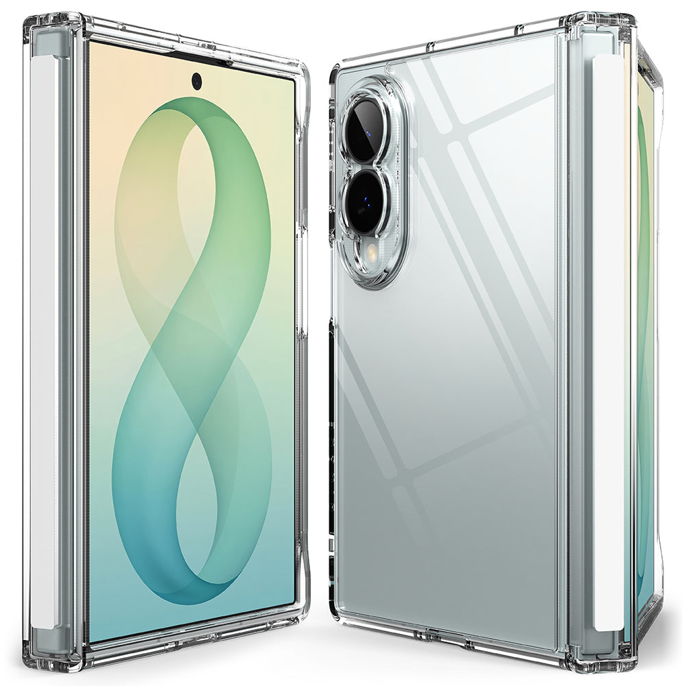 Case for Samsung Galaxy Z Fold8 F971, Ringke, Fusion Flap, Transparent